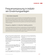 Frequenzanpassung in induktiven Erwärmungsanlagen