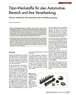Titan-Werkstoffe für den Automotive-Bereich und ihre Verarbeitung