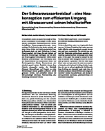 Der Schwarzwasserkreislauf - eine Neukonzeption zum effizienten Umgang mit Abwasser und seinen Inhaltsstoffen