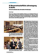 8. Wasserwirtschaftliche Jahrestagung in Berlin