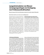 Langzeitsimulation von Wasserversorgungsanlagen zur Auslegung von Trinkwasserkraftwerken
