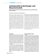 Leitungsrechte in der Energie- und Wasserwirtschaft