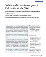Technisches Sicherheitsmanagement für Industriebetriebe (TSM)