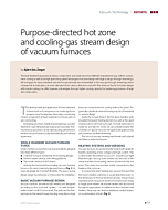 Purpose-directed hot zone and cooling-gas stream design of vacuum furnaces