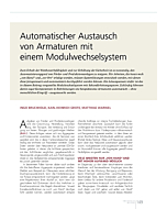 Automatischer Austausch von Armaturen mit einem Modulwechselsystem