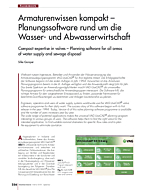 Armaturenwissen kompakt - Planungssoftware rund um die Wasser- und Abwasserwirtschaft