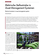 Elektrische Stellantriebe in Asset-Management-Systemen