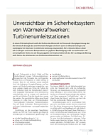 Unverzichtbar im Sicherheitssystem von Wärmekraftwerken: Turbinenumleitstationen