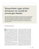 Totraumfreies Lager schützt Armaturen vor Ausfall bei schwierigen Medien