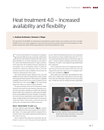 Heat treatment 4.0 – Increased availability and flexibility
