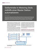 Stellantriebe in Metering Skids mithilfe einer Master Station automatisieren