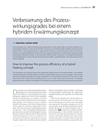 Verbesserung des Prozesswirkungsgrades bei einem hybriden Erwärmungskonzept