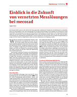 Einblick in die Zukunft von vernetzten Messlösungen bei mecorad