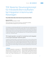 TOC-Basiertes Steuerungskonzept für mikrobielle Brennstoffzellen bei Integration in kommunale Kläranlagen