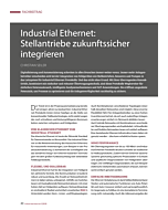 Industrial Ethernet: Stellantriebe zukunftssicher integrieren