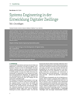 Systems Engineering in der Entwicklung Digitaler Zwillinge