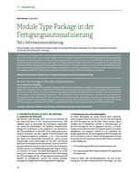 Module Type Package in der Fertigungsautomatisierung