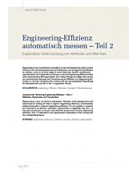 Engineering-Effizienz automatisch messen – Teil 2