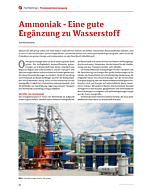 Ammoniak - Eine gute Ergänzung zu Wasserstoff