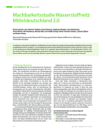 Machbarkeitsstudie Wasserstoffnetz Mitteldeutschland 2.0