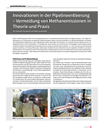 Innovationen in der Pipelineentleerung – Vermeidung von Methanemissionen in Theorie und Praxis
