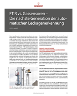 FTIR vs. Gassensoren – Die nächste Generation der automatischen Leckagenerkennung