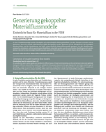 Generierung gekoppelter Materialflussmodelle