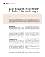 Laser measurement technology in the field of open-die forging