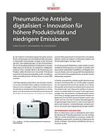 Pneumatische Antriebe digitalisiert – Innovation für höhere Produktivität und niedrigere Emissionen