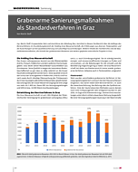 Grabenarme Sanierungsmaßnahmen als Standardverfahren in Graz