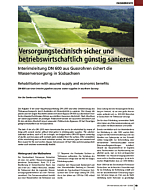 Versorgungstechnisch sicher und betriebswirtschaftlich günstig sanieren<br> Interimsleitung DN 600 aus Gussrohren sichert die Wasserversorgung in Südsachsen