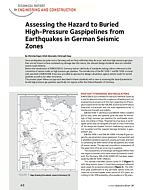 Assessing the Hazard to Buried High-Pressure Gaspipelines from Earthquakes in German Seismic Zones
