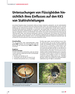Untersuchungen von Flüssigböden hinsichtlich ihres Einflusses auf den KKS von Stahlrohrleitungen