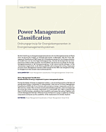 Power Management Classification