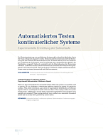 Automatisiertes Testen kontinuierlicher Systeme