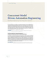 Concurrent Model Driven Automation Engineering