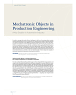 Mechatronic Objects in Production Engineering