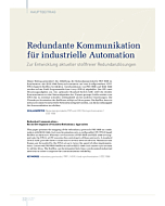 Redundante Kommunikation für industrielle Automation