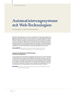 Automatisierungssysteme mit Web-Technologien