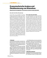 Prozesstechnische Analyse und Ökobilanzierung von Biomethan