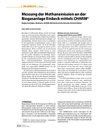 Messung der Methanemission an der Biogasanlage Einbeck mittels CHARM®