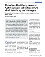 Dreistufiges Ofenführungssystem mit Optimierung der Sollwertbestimmung durch Betrachtung des Wärmeguts