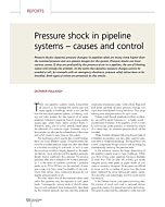 Pressure shock in pipeline systems - causes and control