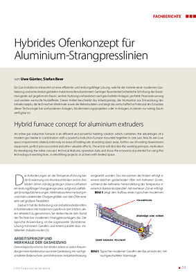 Hybrides Ofenkonzept für Aluminium-Strangpresslinien