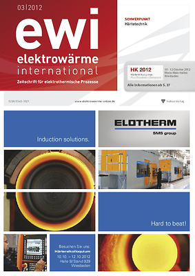 ewi - elektrowärme international - Ausgabe 03 2012
