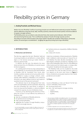 Flexibility prices in Germany