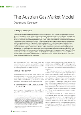 The Austrian Gas Market Model
