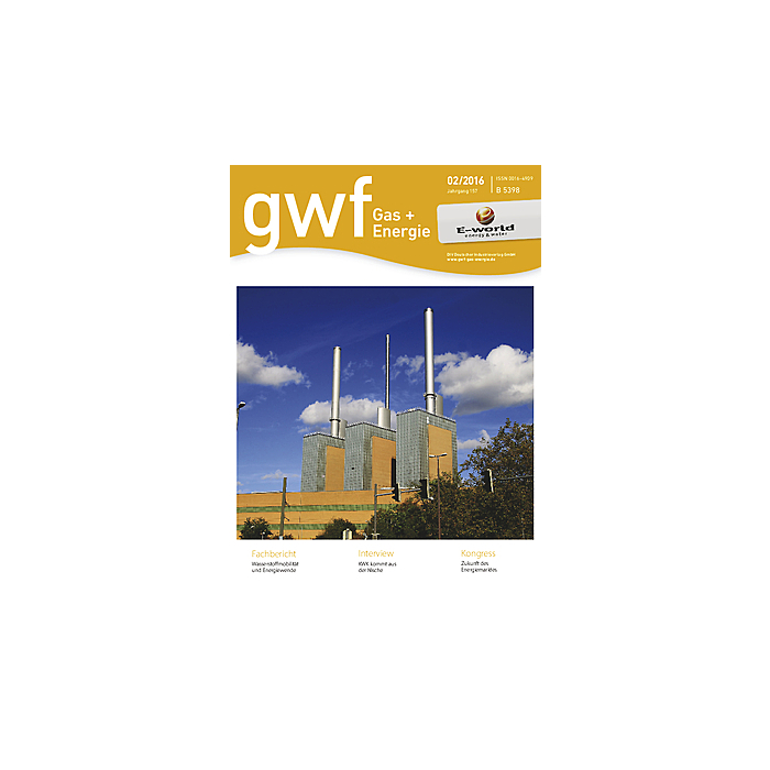 gwf - Gas+Energie - Ausgabe 02 2016