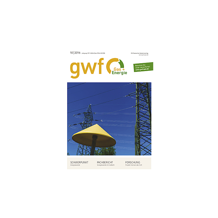 gwf - Gas+Energie - Ausgabe 10 2016