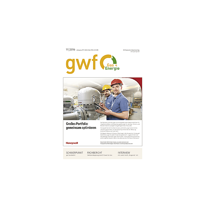 gwf - Gas+Energie - Ausgabe 11 2016